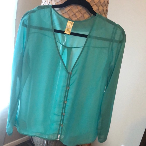 Mint green sheet top - Picture 6 of 6